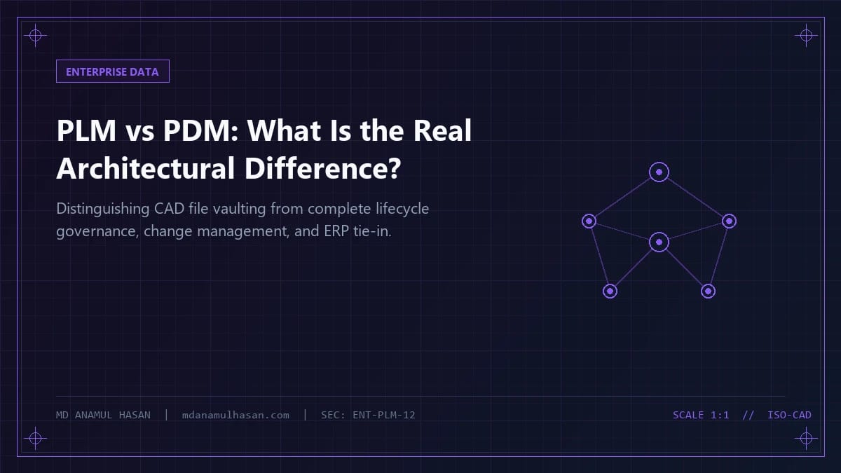 PLM vs. PDM: What's the Real Difference?