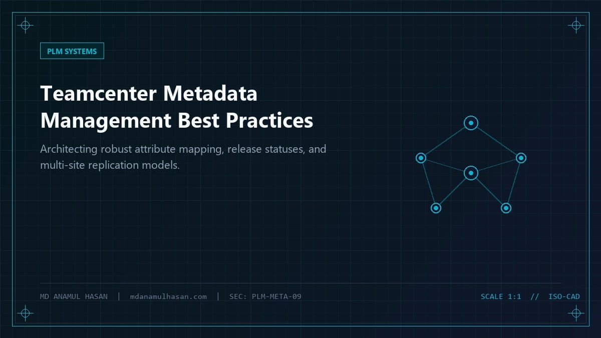 Teamcenter Metadata Management Best Practices