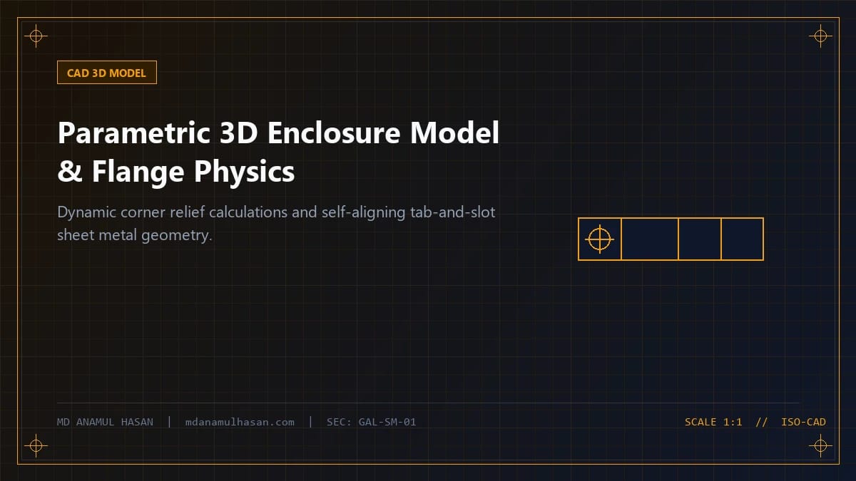 Parametric 3D Enclosure Model