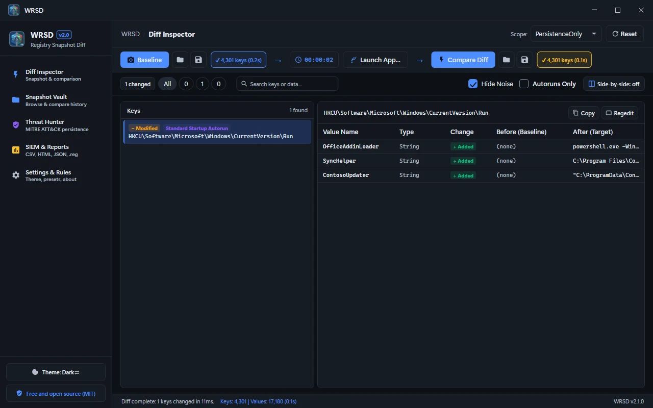 WRSD screenshot