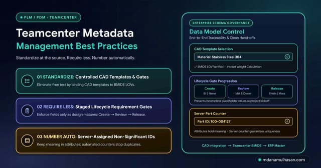 Teamcenter Metadata Management Best Practices
