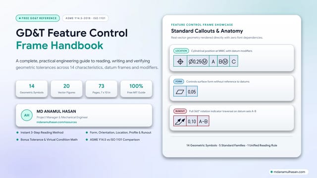 GD&T Feature Control Frame Quick Reference Handbook